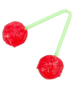Twin Cherry Lollipops